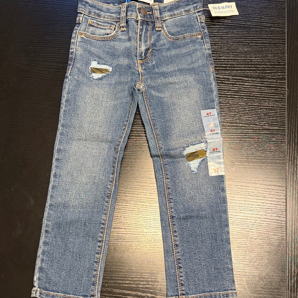 Old Navy Light Blue Distressed Jeans